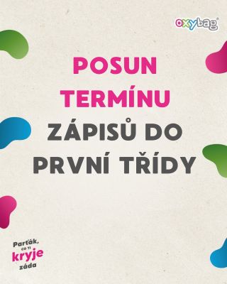 Máte doma předškoláka? 🏫 Příští rok budou zápisy do prvních tříd dřív než obvykle, už v lednu. Tak ať vás to nezaskočí. 😉