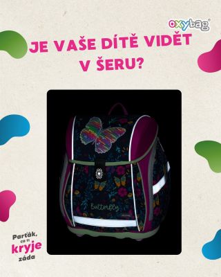 Nastává období mlh, šera a krátkých dnů. 🌃 Naše školní batohy mají reflexní plochy ze všech stran, pokrývají minimálně 10...