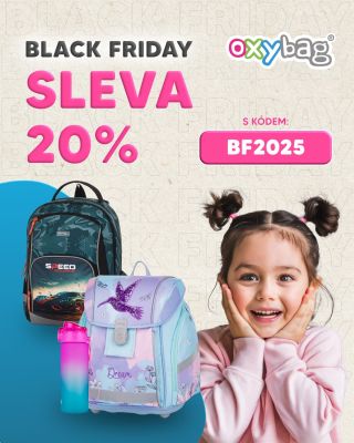 💥 Je to tady, Black Friday v Oxybag! 💥 Celý tento týden u nás pořídíte školní výbavu se slevou 20 %. Ať už vybíráte...